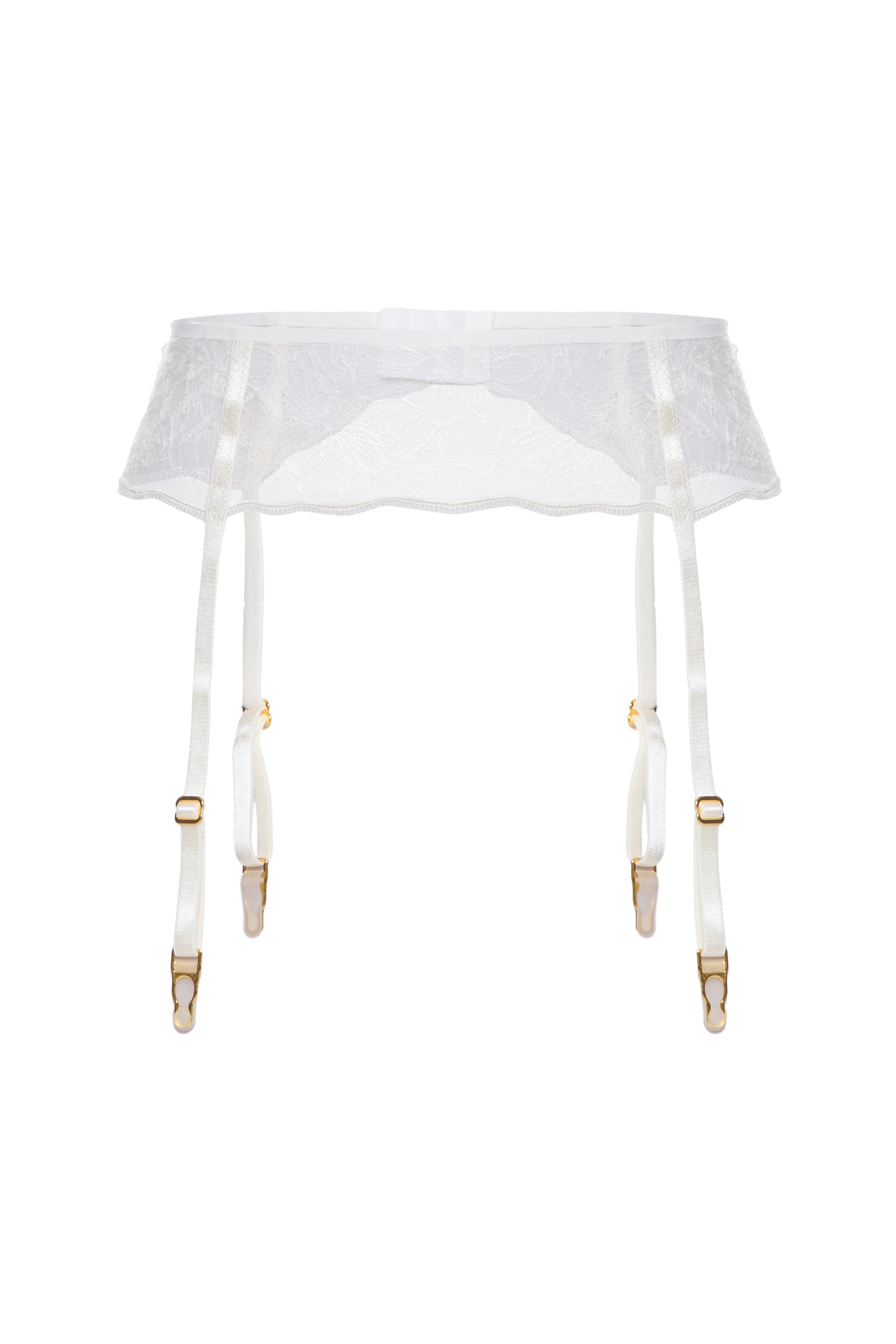Liana Garter Belt White